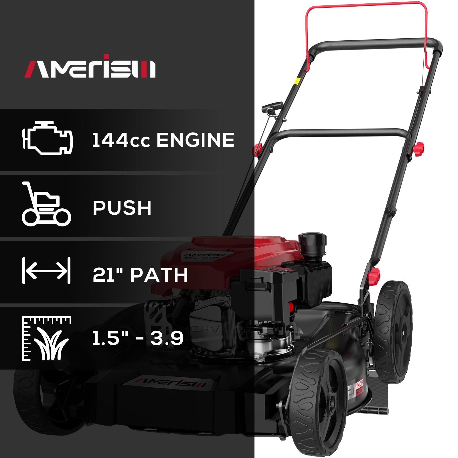 amerisun-lawn-mower-av8721c-tondeuse-thermique-21-pouces-144cc image 3