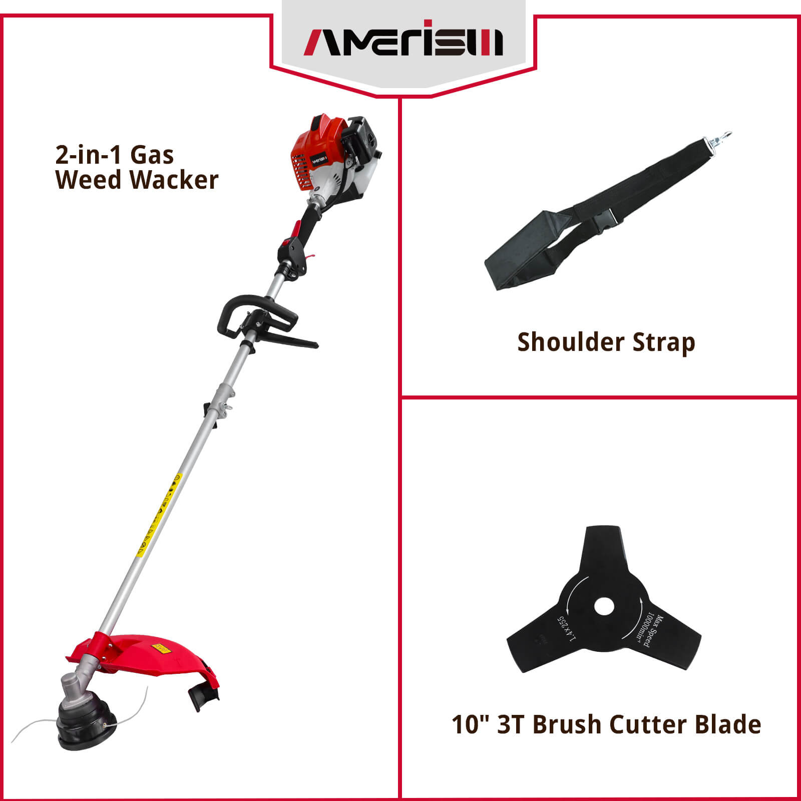 amerisun-string-trimmer-am4532-coupe-bordures-thermique-40-cm-25-4cc image 4