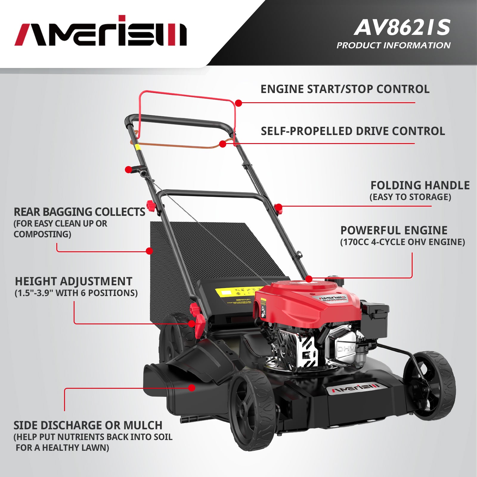 amerisun-lawn-mower-tondeuse-thermique-autotract-e-21-170cc image 2